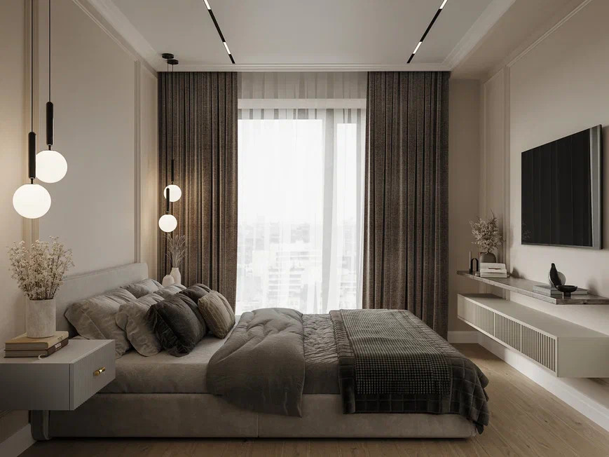 Ремонт квартиры площадью 40 м2 для женщины