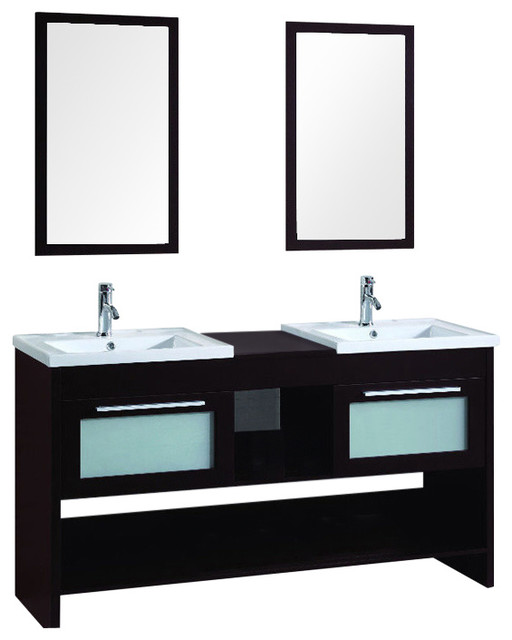 Legion Furniture Sink Vanity With Mirror Contemporary Bathroom