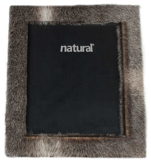Durango Cowhide Picture Frame, 8"x10", Gray, 10"x12" Southwestern