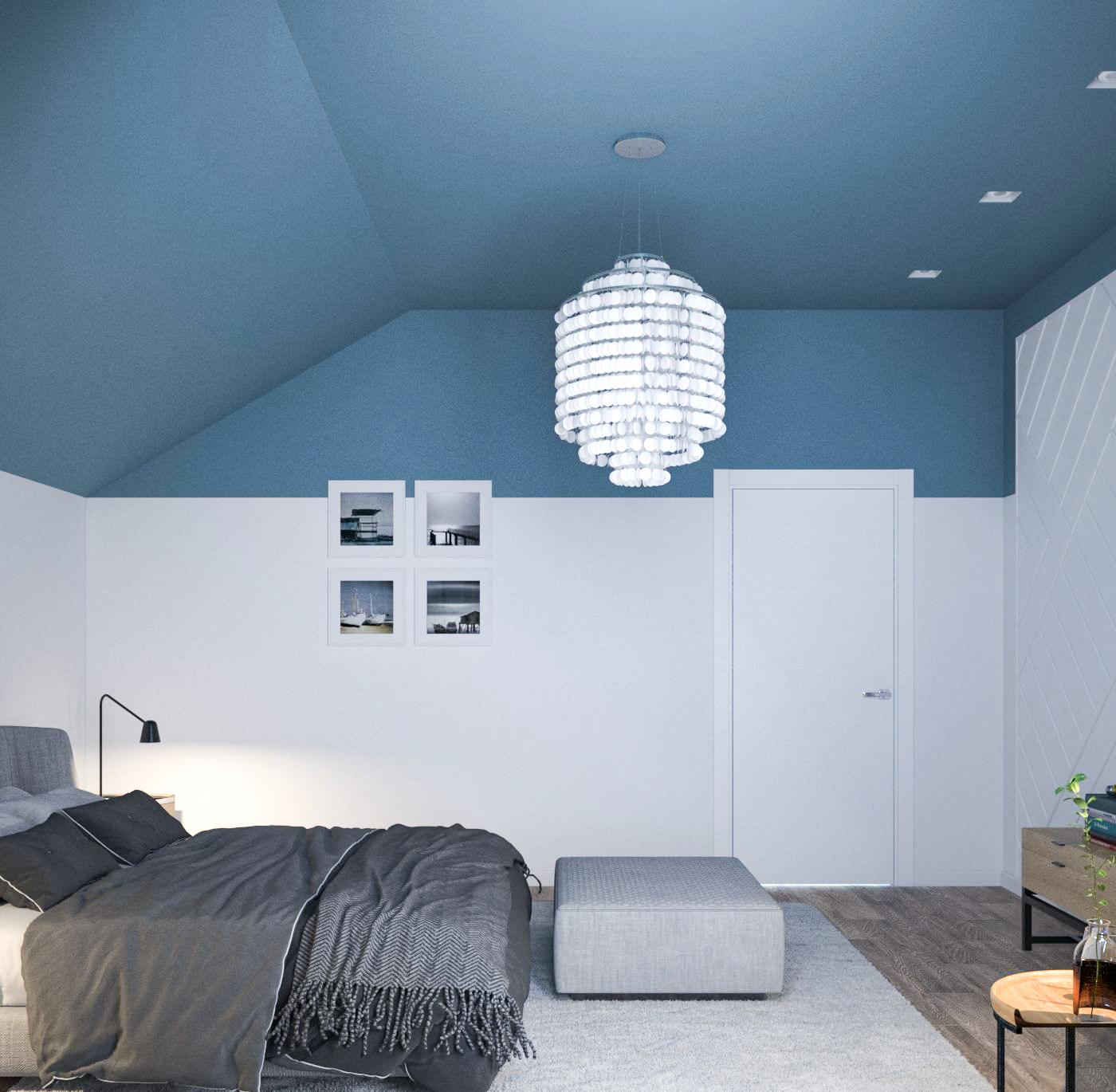 Спальня в мансарде