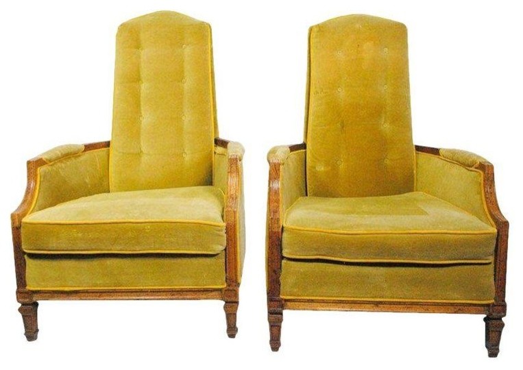 Pre-owned American of Martinsville High Back Chairs