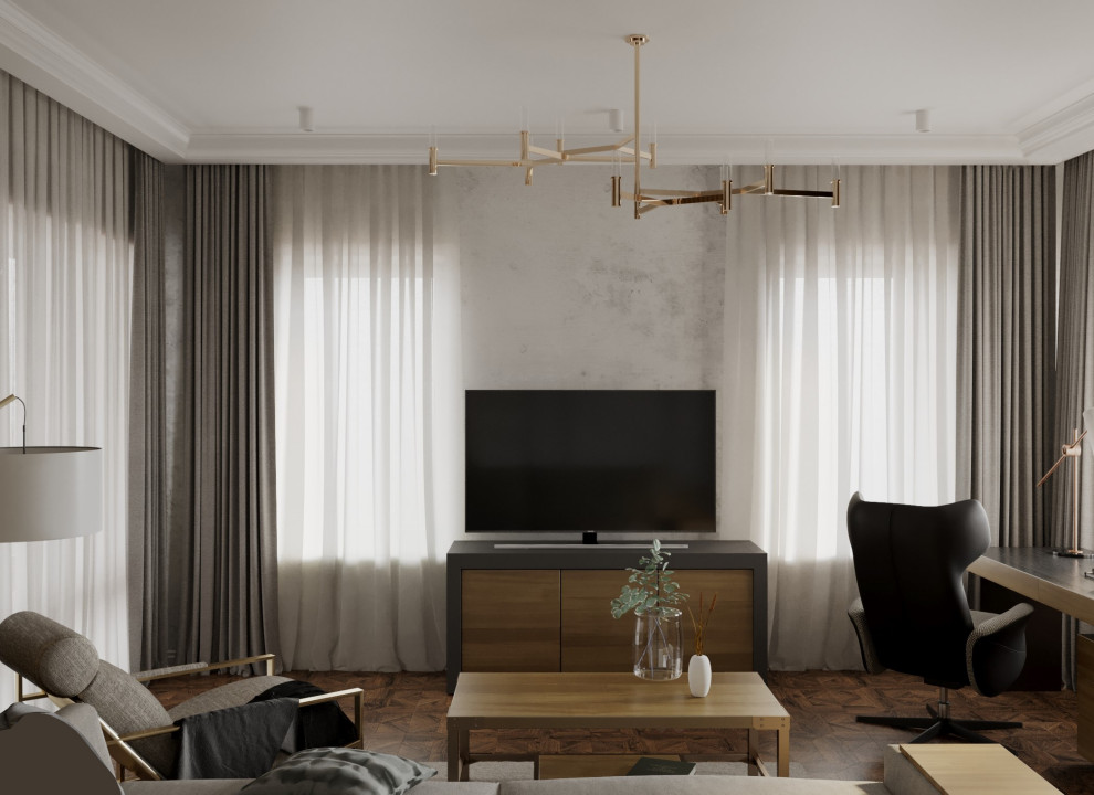 Дизайн интерьера загородный дом Voronezh