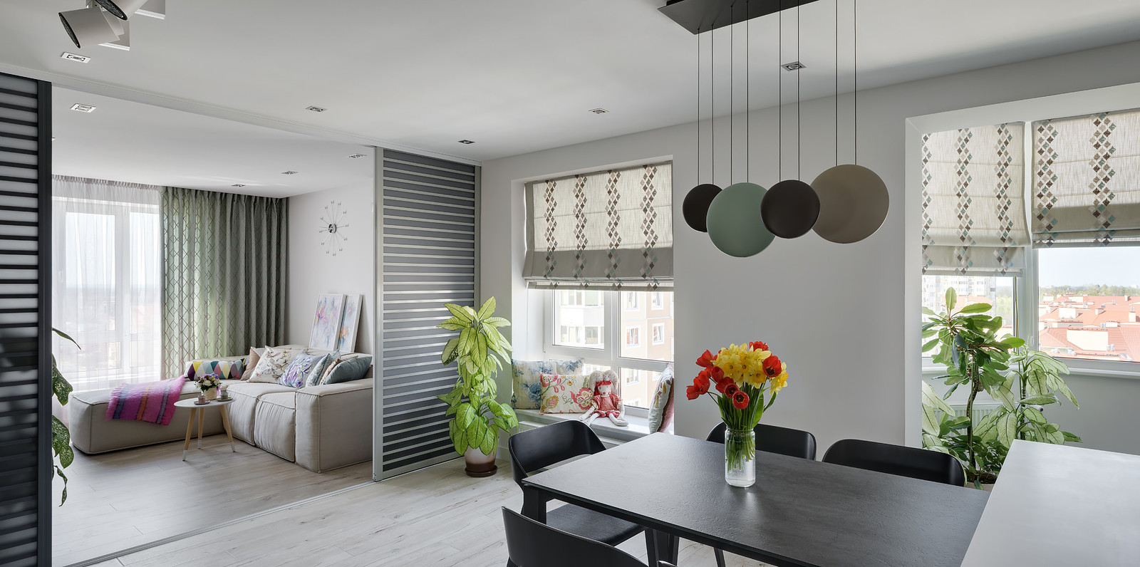 Квартира Оксаны с зимним и летним текстилем