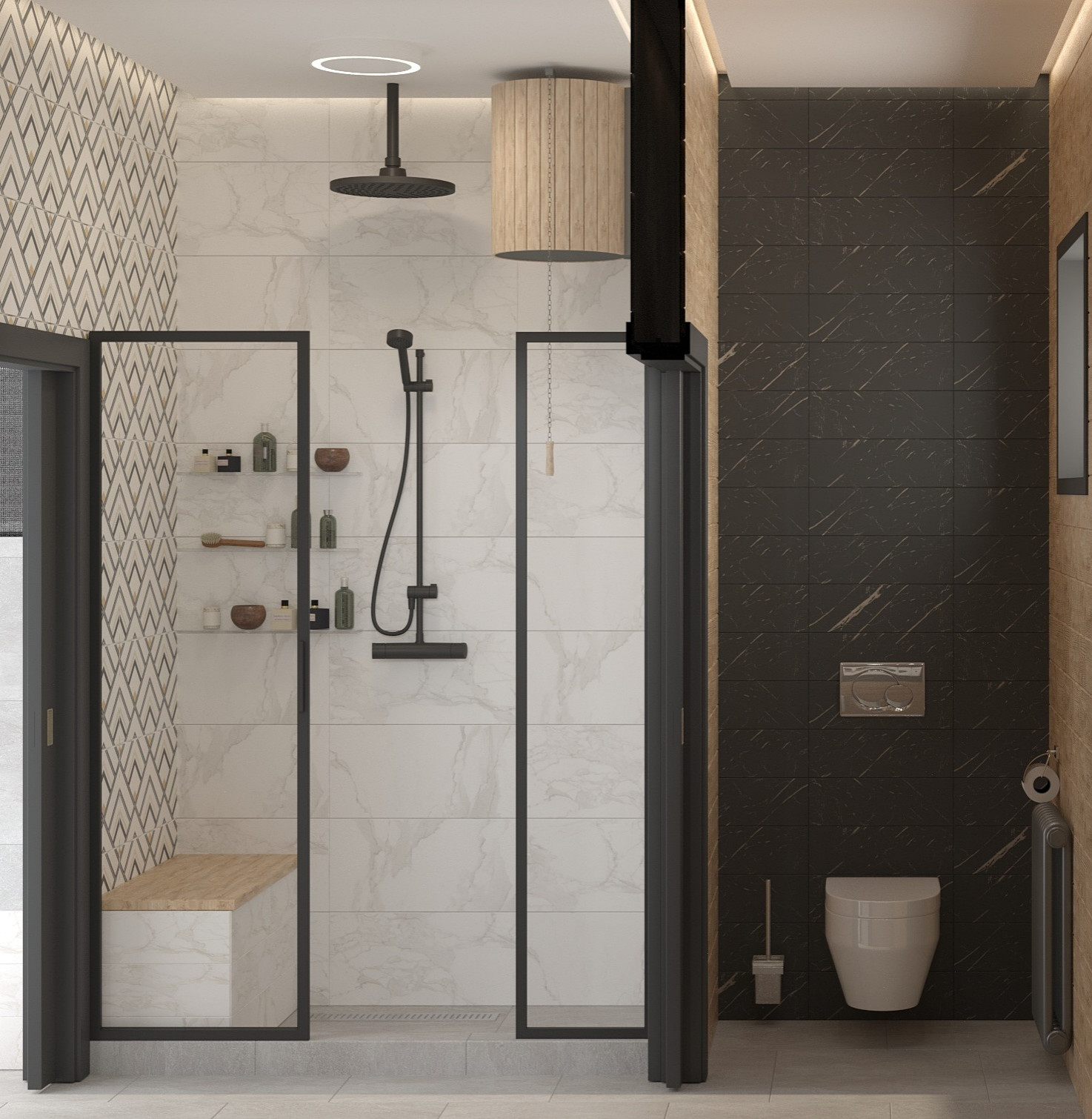 Дом с верандой и баней