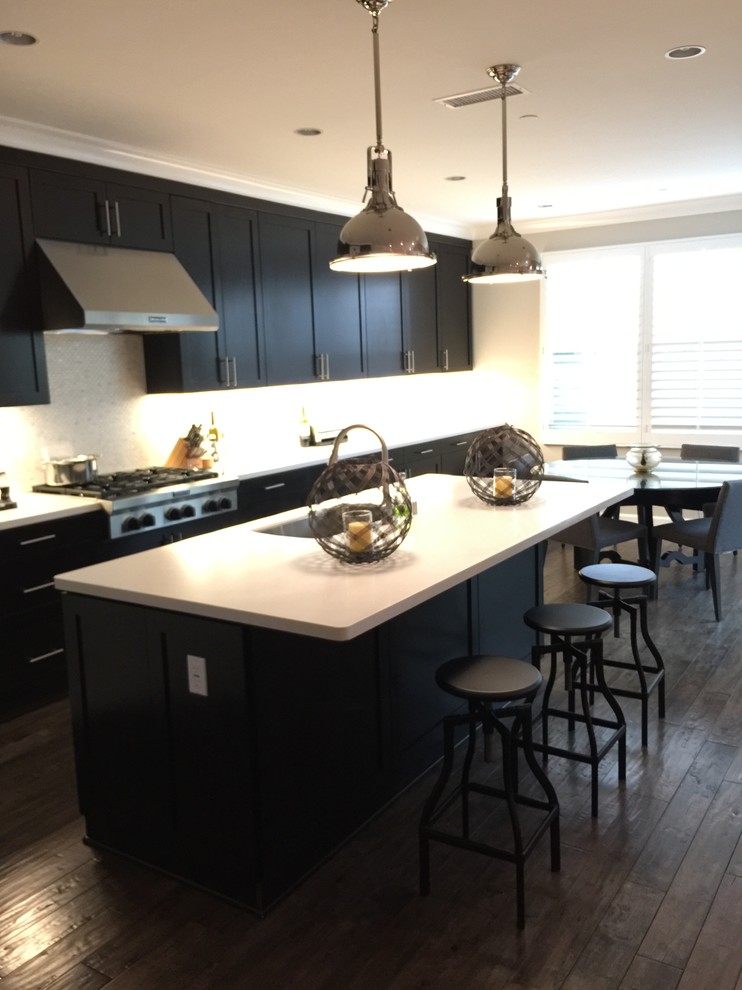 Transitional kitchen photo in Orange County