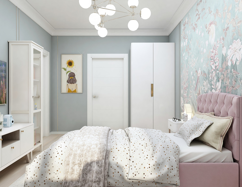 Проект детской для девочки