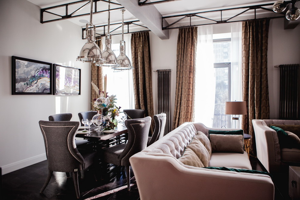 Скромное обаяние буржуа \\ гостиная-кухня