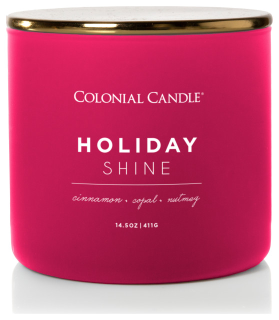 Colonial Candle Scented Jar Candle, Pop of Color, 14.5 oz Modern