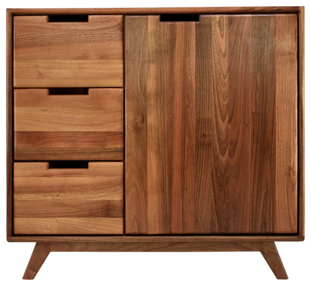 Topanga Freestanding Bathroom Vanity Base, 36" - Midcentury - Bathroom Vanities And Sink ...
