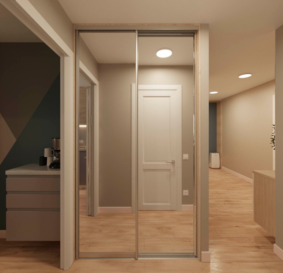 Дизайн проект двухкомнатной квартиры на Грайвороновской улице в Москве