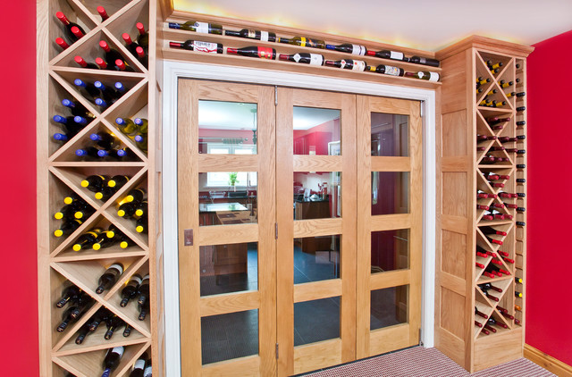 Wine racks modern-wine-cellar