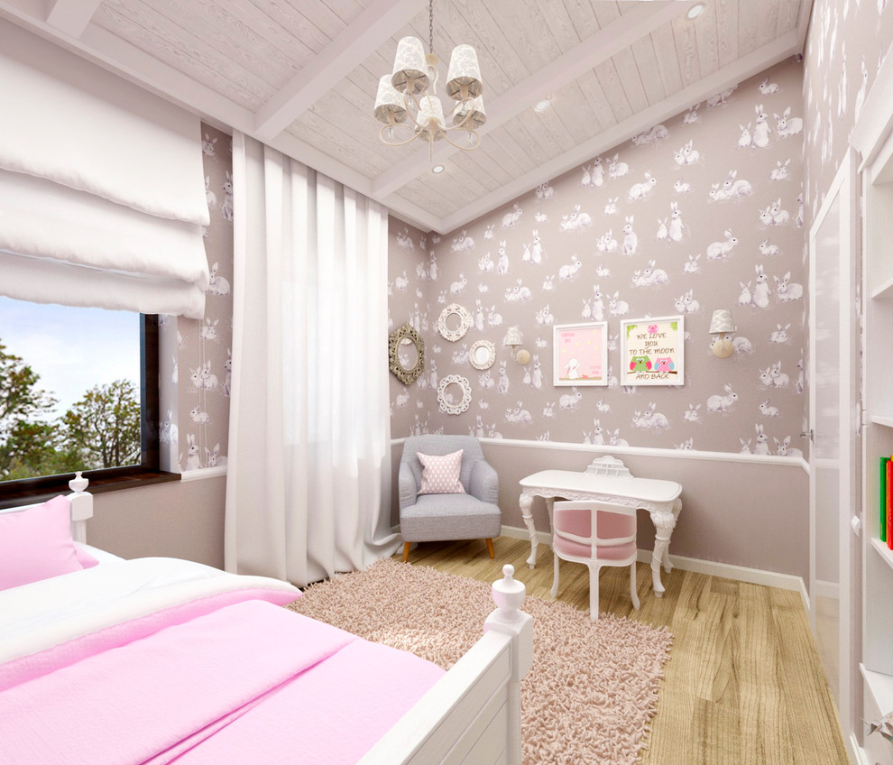 Нежная комнатка для маленькой девочки.