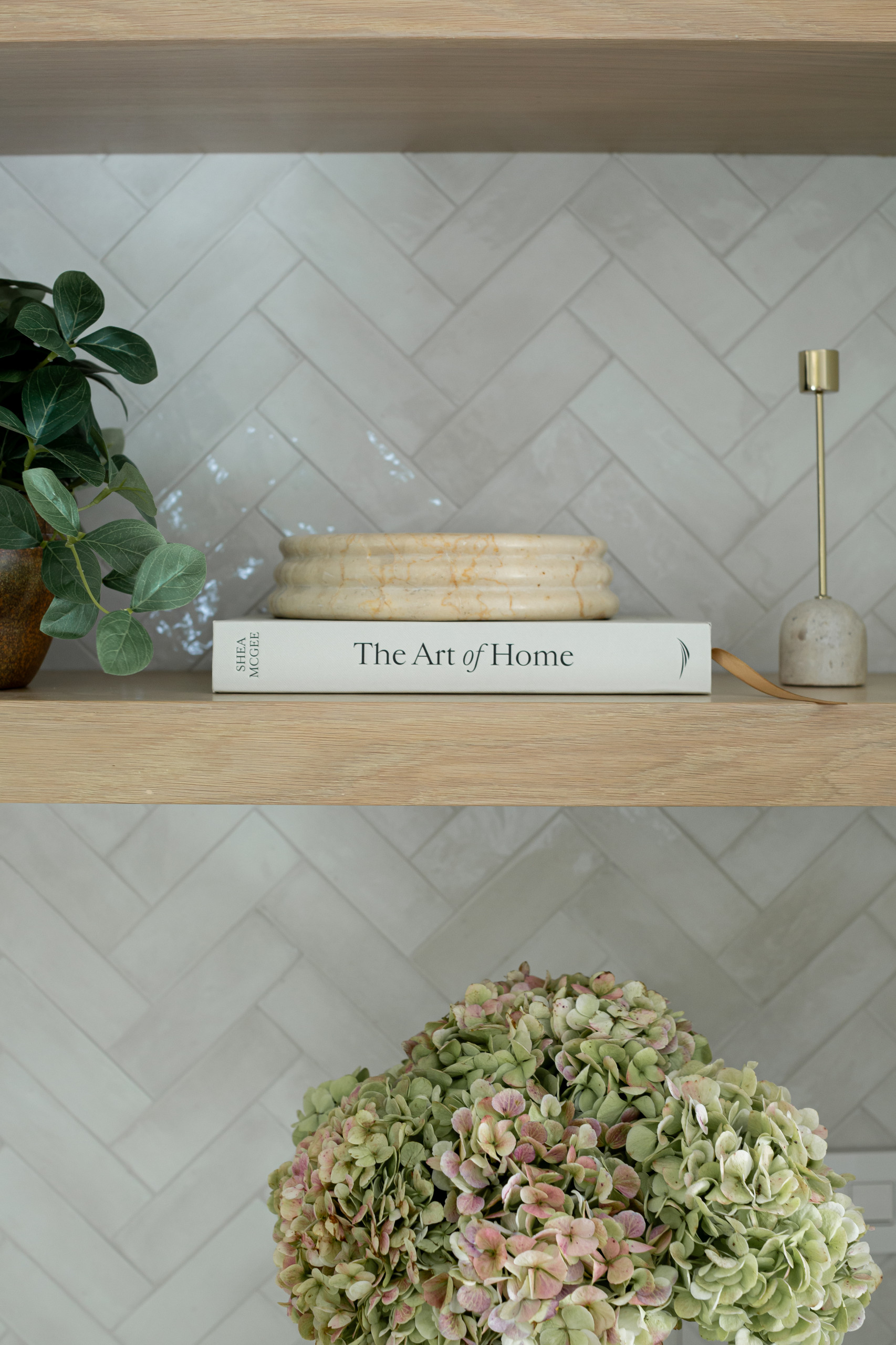 PEACHTREE CORNERS - White kitchen with Green island