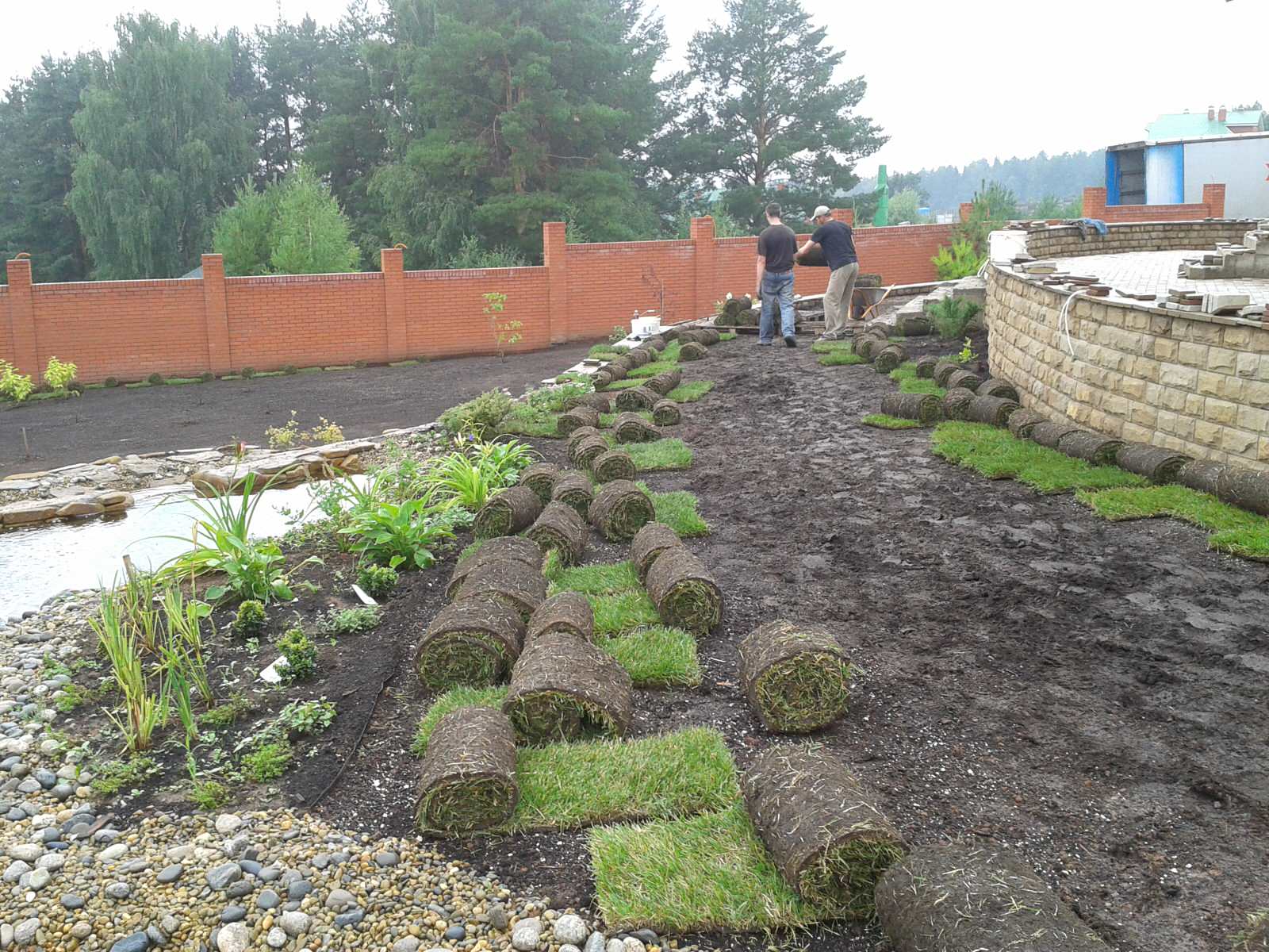 Ландшафтный дизайн участка в д. Зеленый камень (Ижевск)