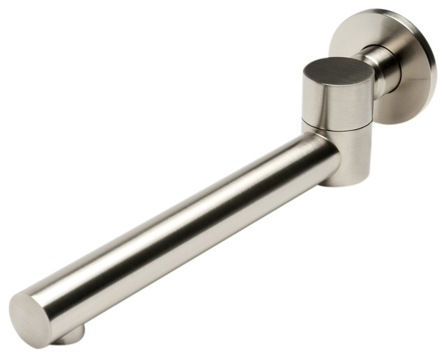 ALFI brand AB6601-BN Brushed Nickel Round Foldable Tub Spout