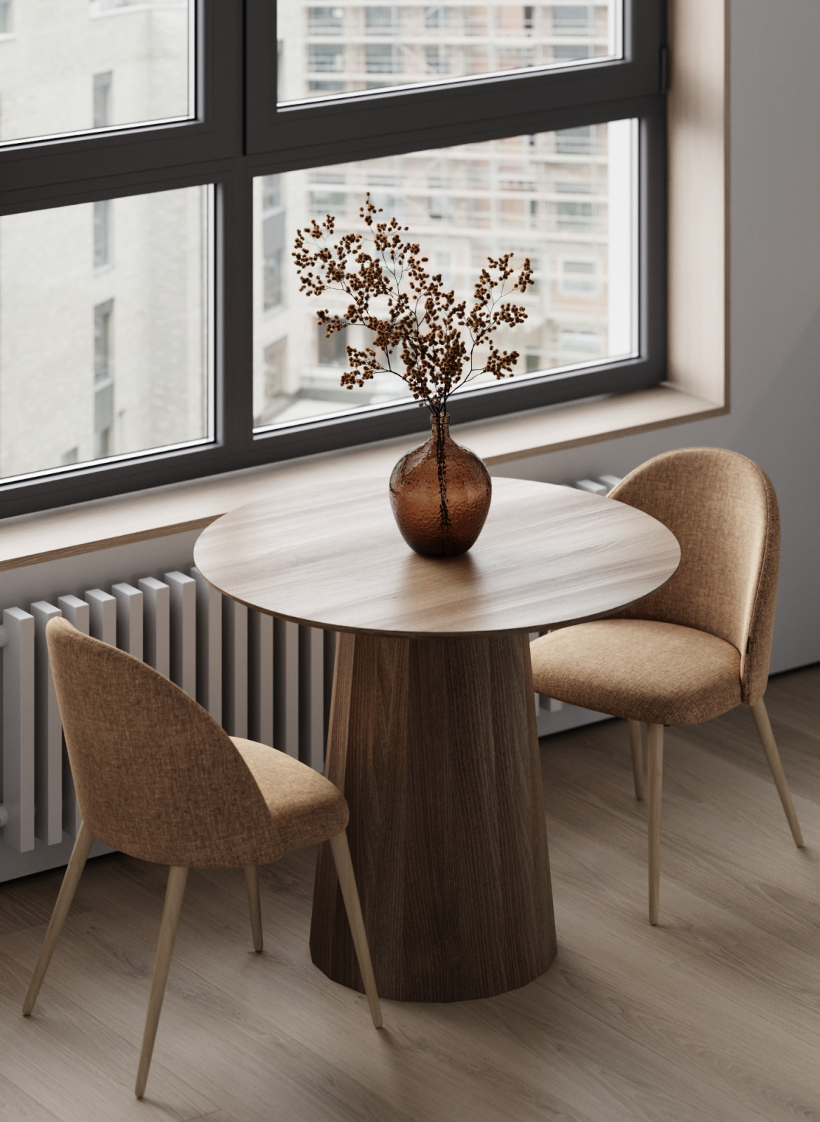 Дизайн интерьера квартиры в современном стиле в ЖК Сити Парк 2