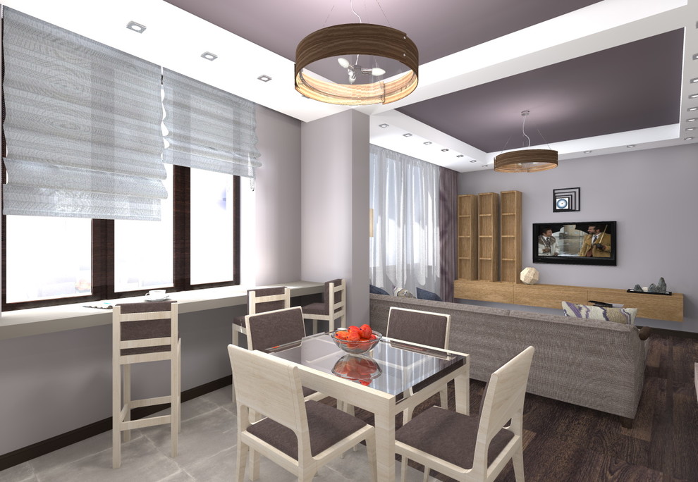 Дизайн-проект квартиры в ЖК "Дирижабль" на Профсоюзной ул.