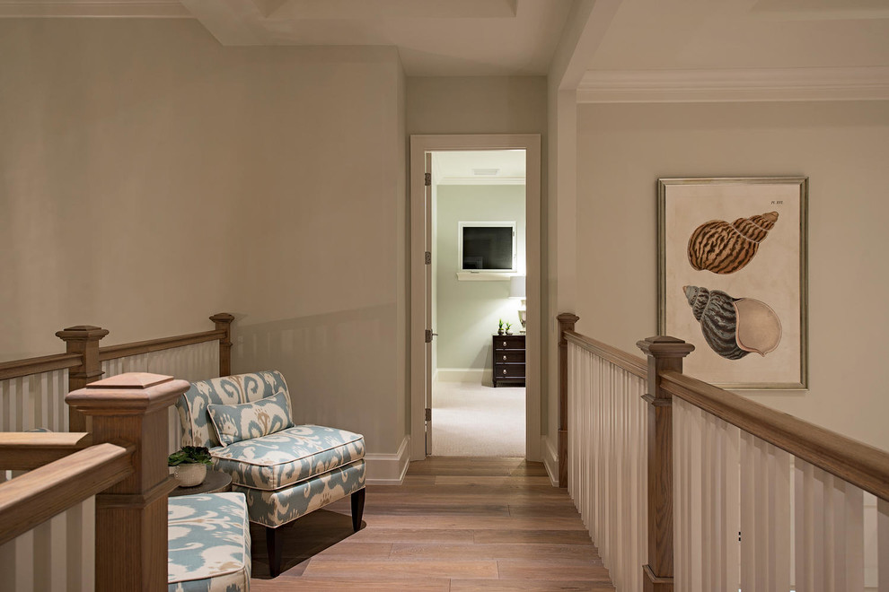 Example of a transitional home design design in Miami