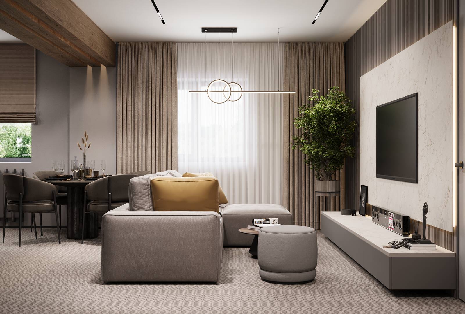 Квартира для семьи из трех человек