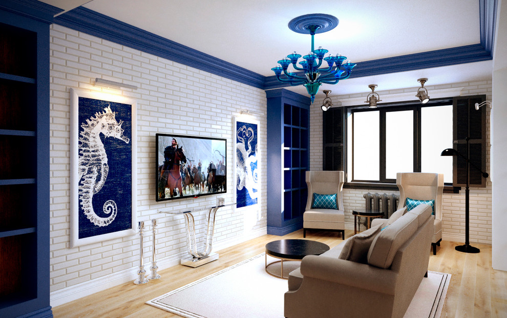 Гостиная - неоклассика - ЖК "Триумф" - Краснодар