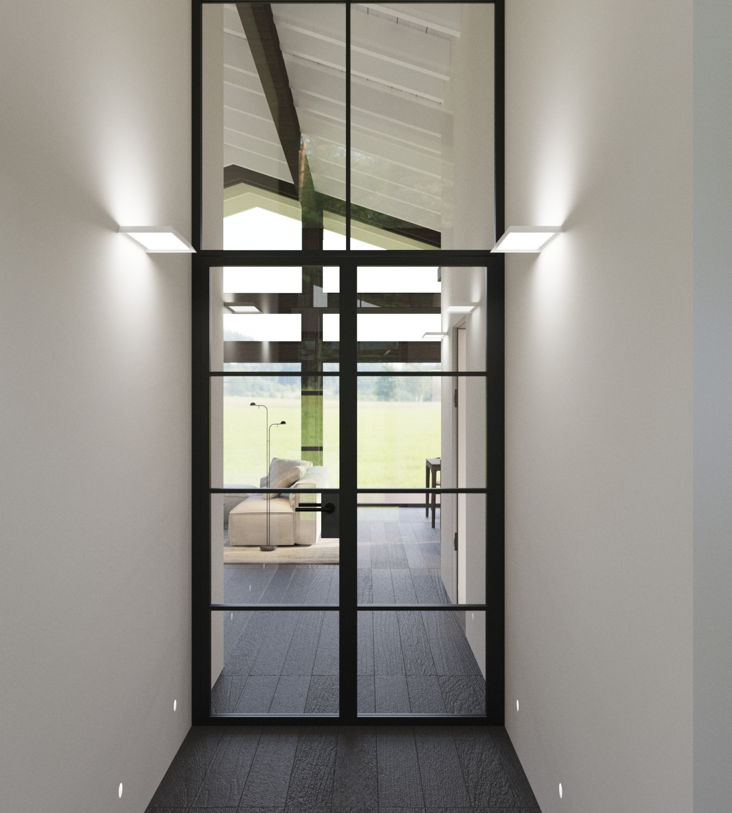 Дом-фахверк, юго-запад Подмосковья, 100 кв.м.