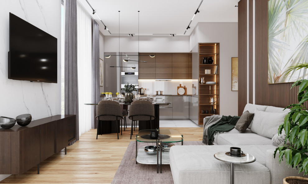 Квартира в современном стиле ЖК "LIFE-Кутузовский"