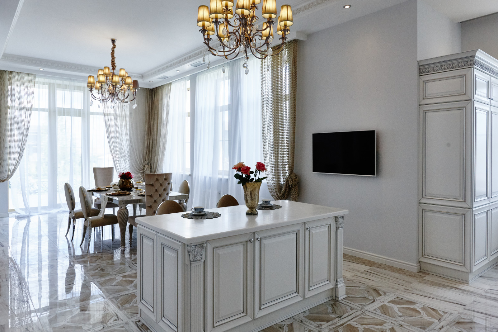 Загородный дом в стиле ар-деко