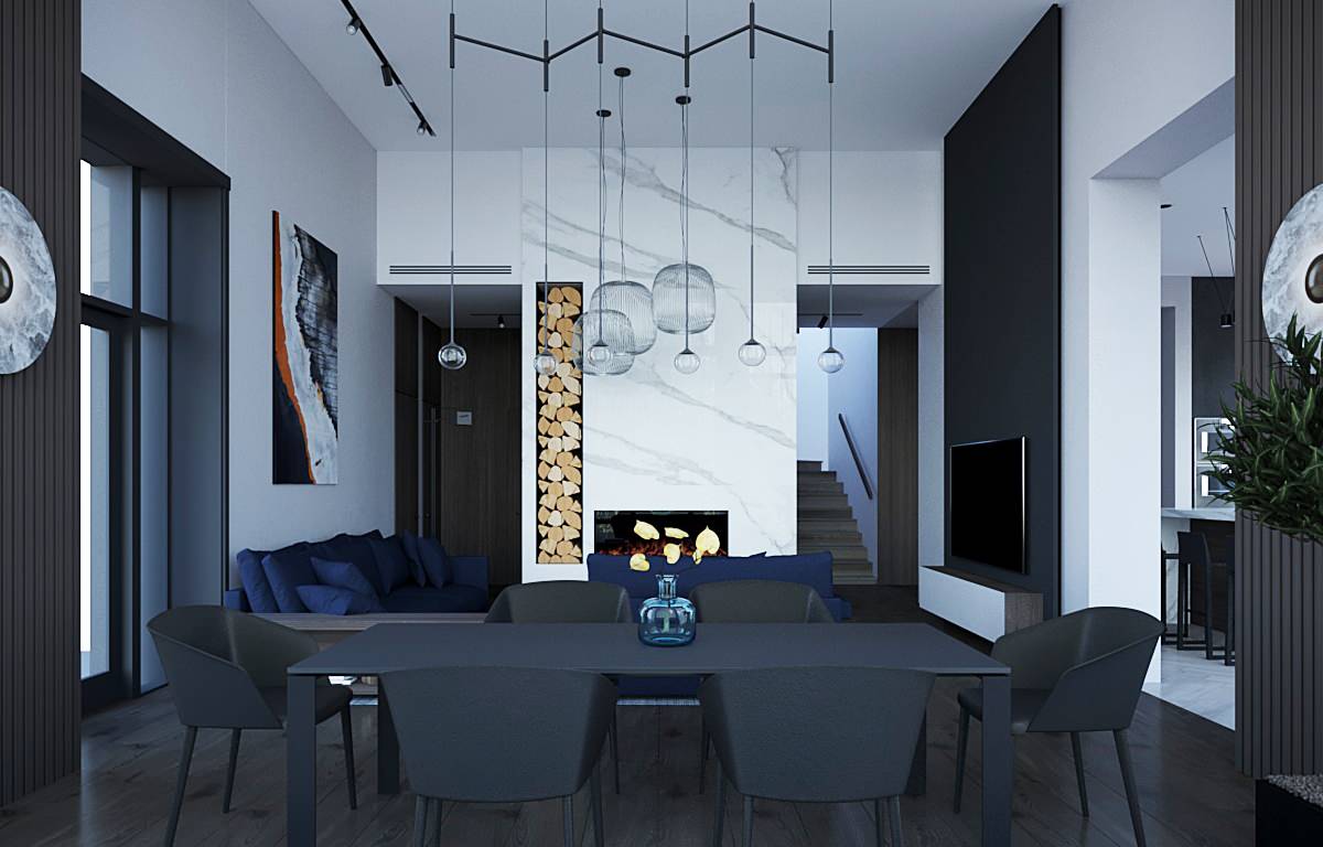 Проект загородного дома 215 м2