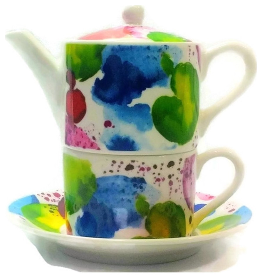 Roy Kirkham Alice Traditional Ceramic Tea Cup and Saucer in