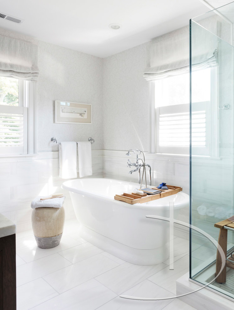 Bathroom - transitional bathroom idea in Boston