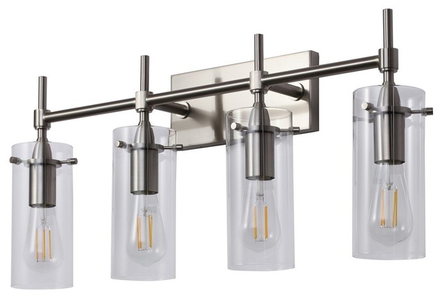 Effimero 4-Light Wall Sconce, Brushed Nickel