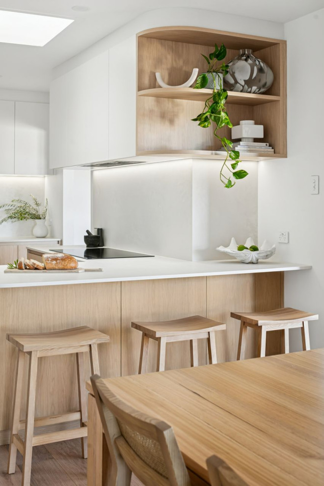 Design ideas for a beach style kitchen in Perth.