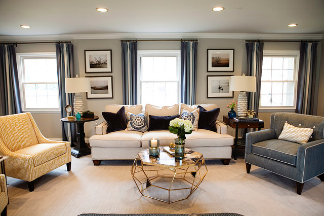 Classy Contemporary trendy-dagligstue