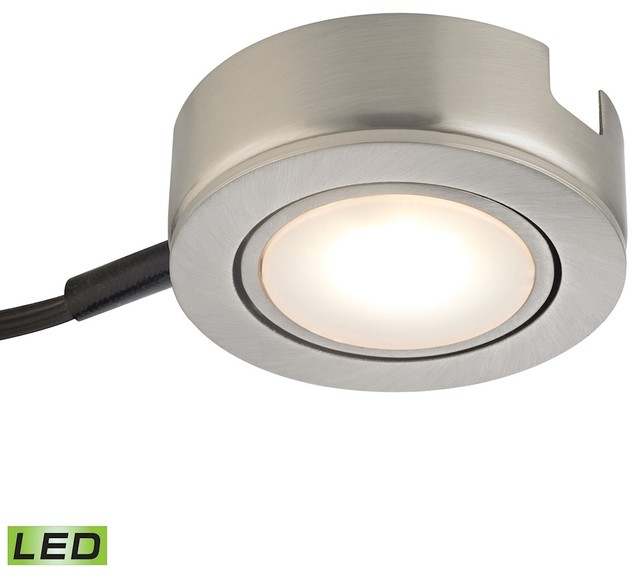 Tuxedo Swivel 1 Light Led Undercabinet Light Satin Nickel With