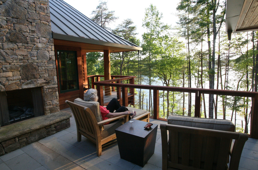 NC Lake House Deck Raleigh by Sarah Susanka, FAIA