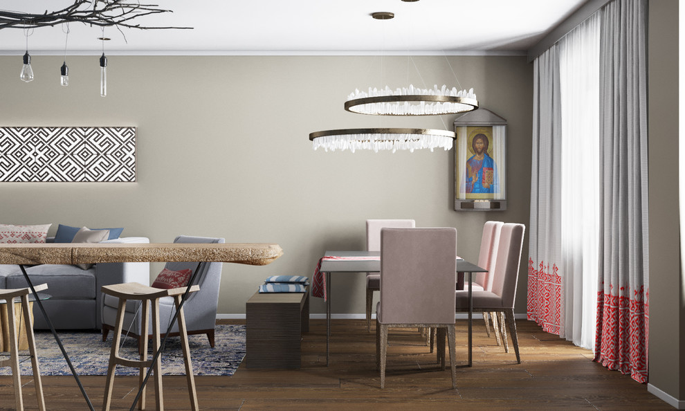 3-х комнатная квартира с элементами славянского стиля