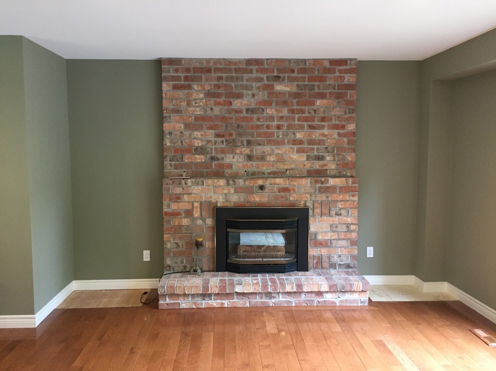 Bookcases on each side of fireplace deals