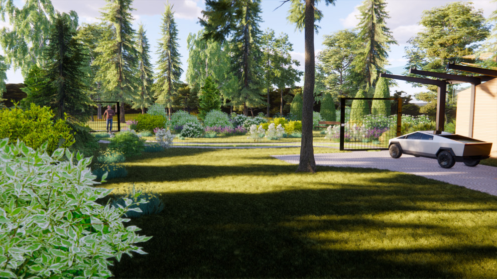 Благоустройство частного сада