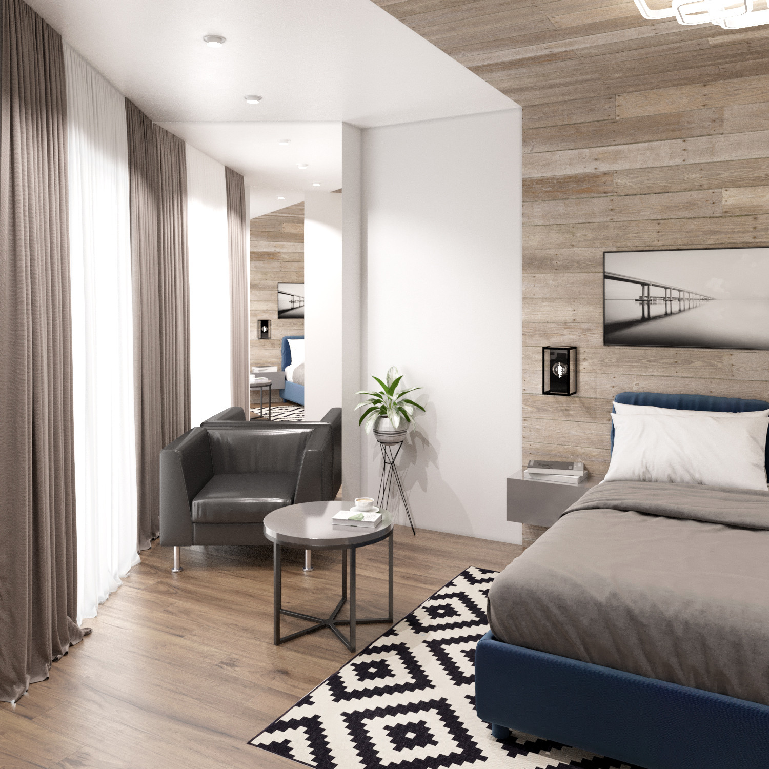 Interior Design in minimalistic style