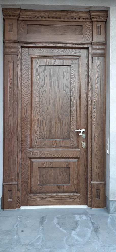 Entryway - rustic entryway idea