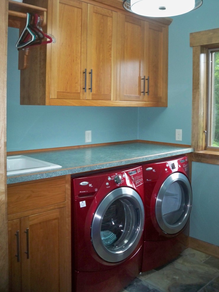 Traditional laundry room in Milwaukee.
