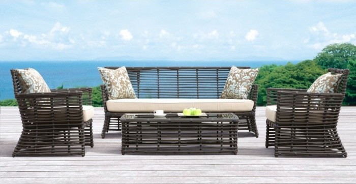 Design ideas for a large beach style backyard patio in Las Vegas with decking and no cover.