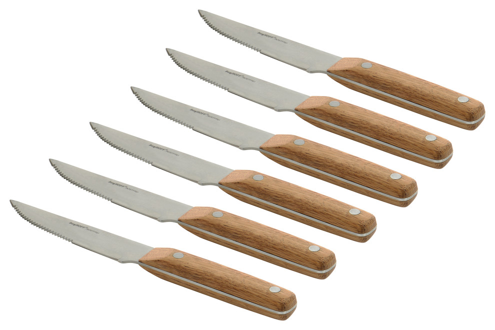 Collect & Cook Steak Knife, Set of 6 Contemporary Steak Knives by