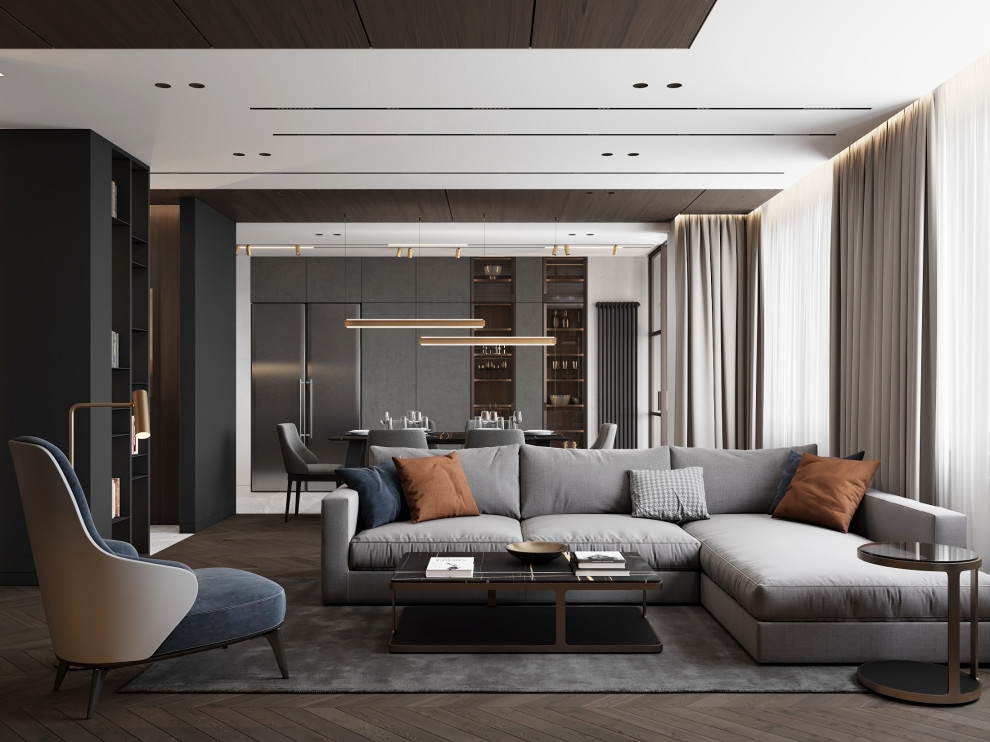 Дизайн четырёхкомнатной квартиры в ЖК "Наследие" | Москва | Россия |