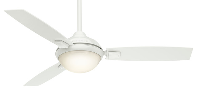 Casablanca 54" Verse Fresh White Ceiling Fan With Light and Remote
