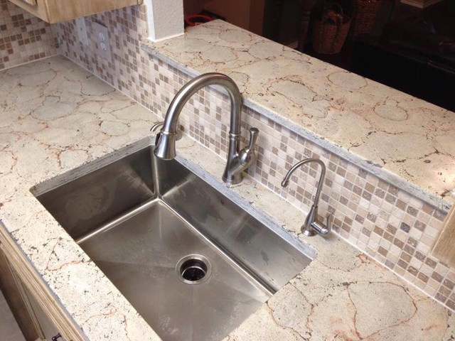 Kitchen Custom Concrete traditional-kitchen