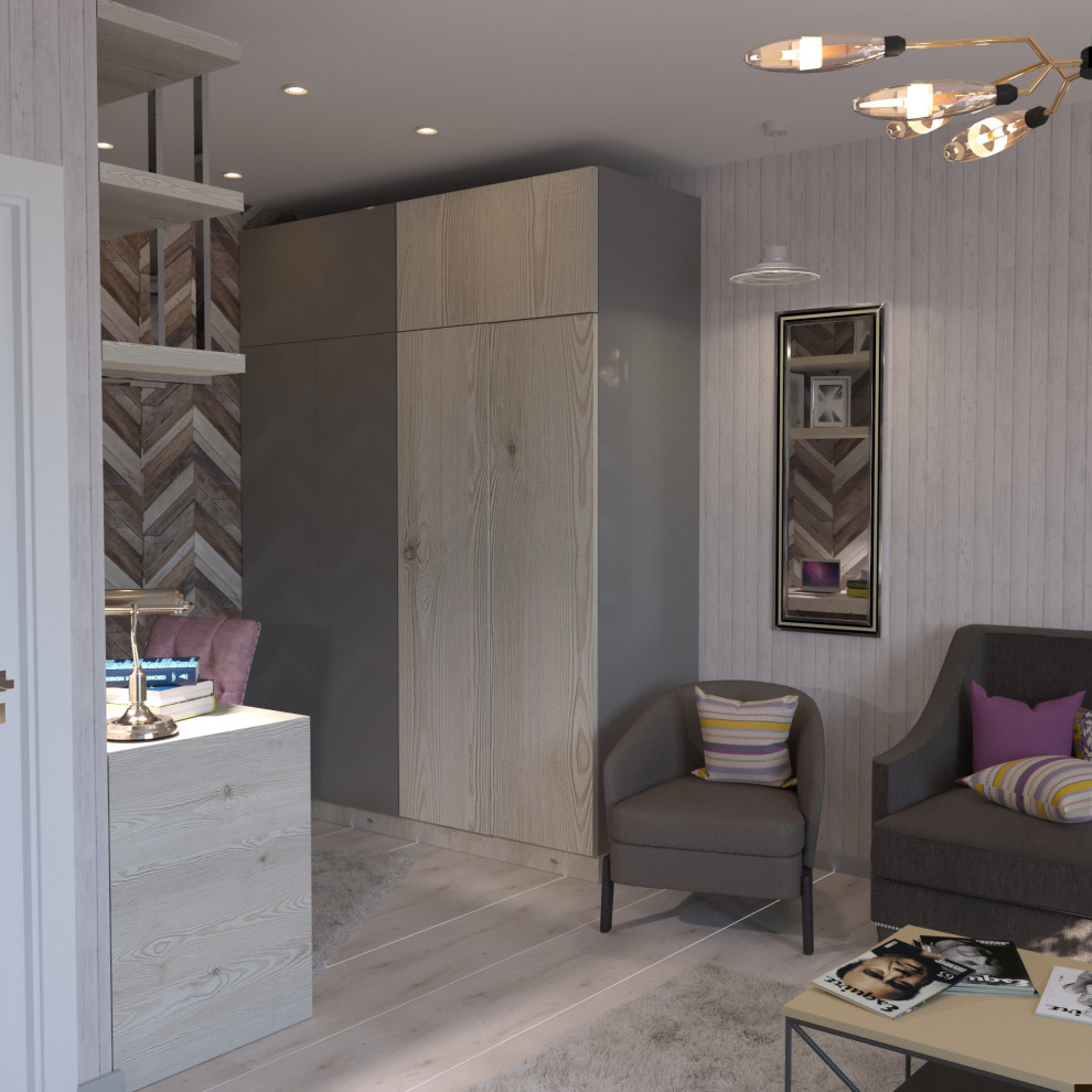 Дизайн-проект квартиры для девушки