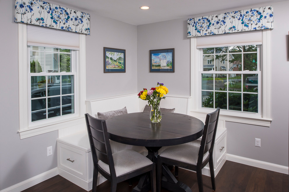 Inspiration for a transitional home design remodel in Boston