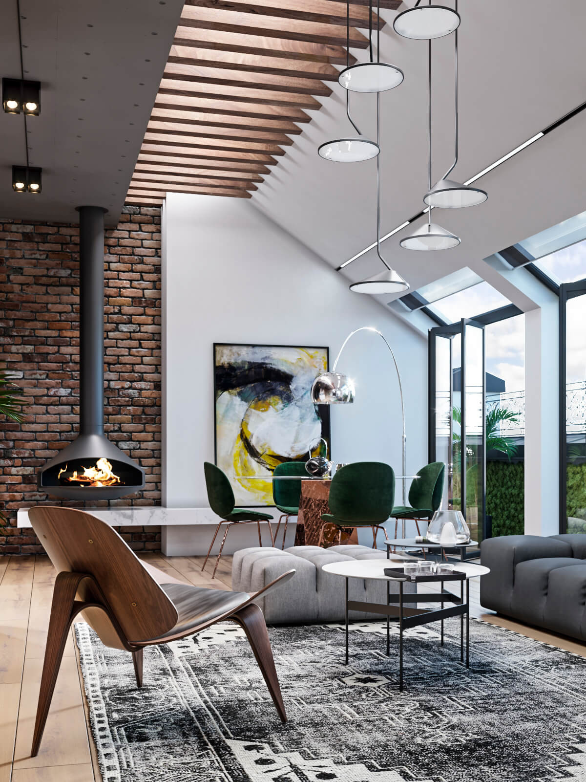 Лофт с этническим декором 360° VR