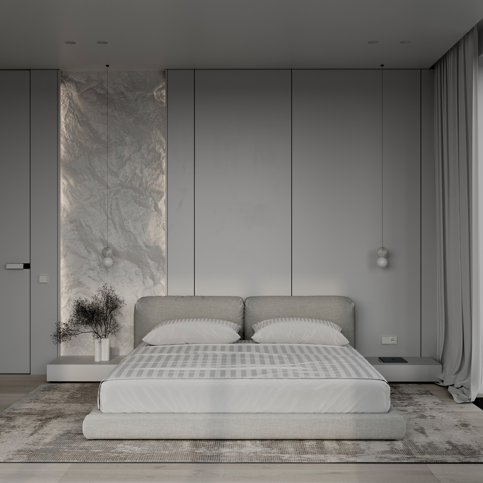 Дизайн мастер-спальни в загородном доме